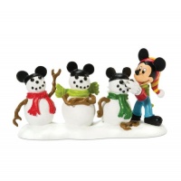 Department 56 Disney Village Accessory Figurine, The 3 Mouseketeers