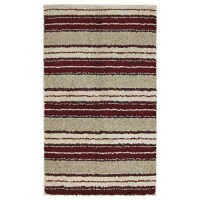 Townhouse Rugs Baltic Stripe Red 30 by 46-Inch Rug