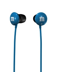 Maxell 190552 M&M'S Lightweight Earbuds, Blue