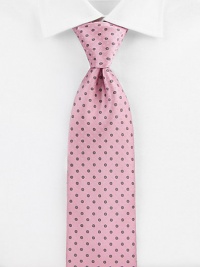 Mini polka dots adorn this Italian crafted silk design.SilkDry cleanMade in Italy