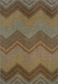 Sphinx Milano Area Rug 2923C Brown Lines Stripes 3' 10 x 5' 5 Rectangle