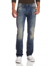 Diesel Men's Darron Regular Slim Tapered Leg Jean 0813W, Denim, 30x32