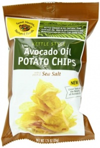 Good Health Avocado Oil Potato Chips, Sea Salt, 1.25-Ounce (Pack of 24)