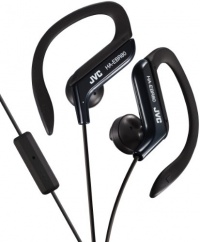 JVC HAEBR80B Sports Clip High Quality Headphones (Black)