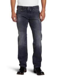 Diesel Men's Safado Regular Slim Straight Leg Jean 0801X, Denim, 33x32