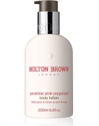 The perfect companion to the black pepper collection, this warm, deeply spiced yet sweet body lotion gel will leave you feeling energized and indulgent. These rich, sensual bath and body products are perfect for every modern woman. 6.6 oz. 