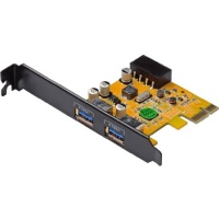 ORICO PFU3-2P Dual Port MAC USB 3.0 PCI Express Card PCI - Express to USB3.0 Host Controller Card for MAC with 4 Pin IDE / ATA Power Supply (2 Port)