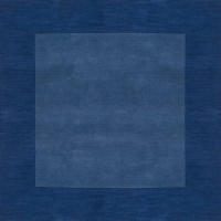 Mystique Blue Rug Rug Size: Square 9'9