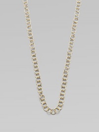 This simply chic style offers elegance and radiance in rich 18k gold. 18k goldLength, about 32S-hook closureMade in Italy