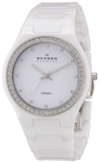 Skagen Women's 813LXWC Ceramic White Ceramic Crystal Watch