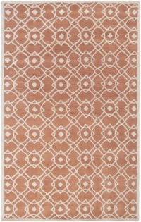 Surya G-5029 Goa Transitional Area Rug, 5-Feet by 8-Feet, Raw Sienna