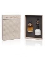 Bottega Veneta eau de parfum is the first fragrance from Bottega Veneta for women. A complex fragrance woven harmoniously with notes of bergamot, jasmine, plum, patchouli, oak moss, and leather accord for an intriguing and sensuous woman. Set includes 2.5 oz. Eau de Parfum Spray, 3.4 oz. Body Lotion, and 0.25 oz. Eau de Parfum Mini.