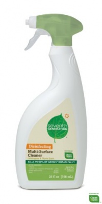 Seventh Generation Disinfecting Multi-Surface Cleaner, Lemongrass & Thyme 26 fl oz (786 ml)