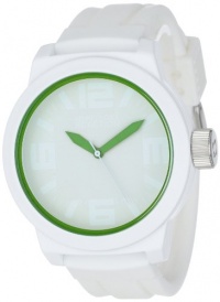 Kenneth Cole Reaction Men's RK1242 Triple White Green Details Watch