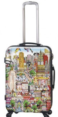 Heys USA Luggage Fazzino New York Wind Beneath Our Wings 26 Inch Hardside Spinner, Nyc, 26 Inch