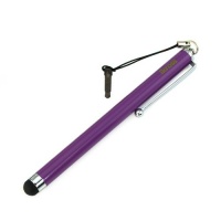 iKross Stainless Steel Capacitive Stylus with 3.5mm Adapter Plug (Purple) for iPad 2/3, new iPad, Kindle Fire, iPhone 4S 4 3GS, iPod Touch, Motorola Xoom, Xyboard, Droid, Samsung Galaxy S III/S3 GT-I9300, Asus Eee Pad Transformer, Acer Iconia, ViewSonic g