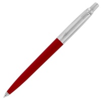 Parker Jotter Retractable Ball Point Pen, Red Barrel, Black Ink, Medium Point