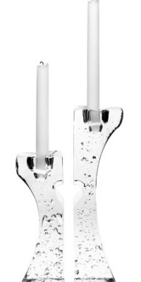 Kosta Boda Connect Candlestick, Set of 2