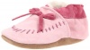 Robeez Soft Soles Cozy Moccasin Pink Crib Shoe (Infant/Toddler),Pink,12-18 Months (4.5-6 M US Toddler)