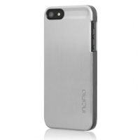 Incipio Feather Shine with Aluminum finish for iPhone 5 - Retail Packaging - Titanium Silver