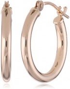 Duragold 14k Gold Hoop Earrings (0.59 Diameter)