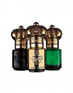 Perfume Spray Traveller Set for Women. An introduction to the three classic Clive Christian perfumes. The ultimate portable luxury for the perfume devotee. Includes:  · No 1 perfume spray, 0.34 oz  · 1872 perfume spray in authentic green bottle, 0.34 oz  · X perfume Creation spray in black bottle, 0.34 oz 