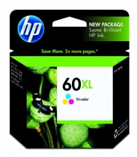 HP 60XL CC644WN Tri-color Ink Cartridge in Retail Packaging