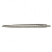 Parker Jotter Pen, Stainless Steel, Medium Point, Black Ink