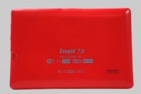 RED Color 7.0 ZEEPPAD(TM) ANDROID 4.0 TABLET 4GB CAPACITY WIFI, CAMERA, YOUTUBE, GAMES SKYPE VIDEO CALLING & NETFLIX MOVIES