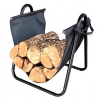 Landmann USA 82431 Firewood Log Holder with Canvas Carrier