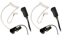 Midland AVPH3 Transparent Security Headsets with PTT/VOX - Pair