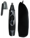 Panasonic ER430K Vacuum Nose/Facial Hair Trimmer, Black