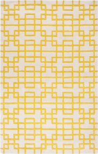 Surya G-5074 Goa Contemporary Area Rug, 3-Feet 3-Inch by 5-Feet 3-Inch, Lemon