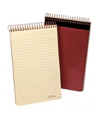 Ampad Gold Fibre Retro Writing Pad, Red Cover, Ivory Paper, 5 x 8, Medium Rule, 80-Sheets, 1-Each