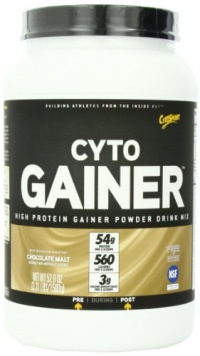 CytoSport Cyto Gainer Protein Drink Mix, Chocolate Malt, 3.31 Pound