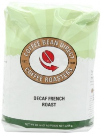 Decaf French Roast, Whole Bean Coffee, 5 Pound Bag