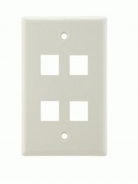 Icarus Keystone Style Wall Plate - 4 Ports