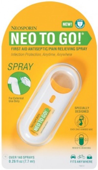 Neosporin Neo to Go Antiseptic Pain Relieving Spray, 0.26 Ounce (Pack of 2)