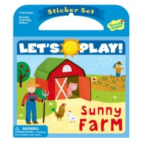 Peaceable Kingdom / Let's Play! Reusable Sticker Set 'Sunny Farm'