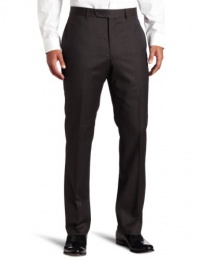 Tommy Hilfiger Men's Flat Front 100% Wool Dress Pant