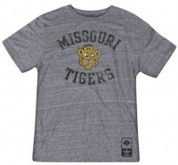 Missouri Tigers Grey Gym Class Adidas Originals Tri-Blend Vintage Tee