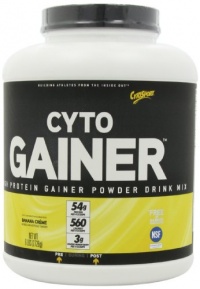 CytoSport Cyto Gainer Protein Drink Mix, Banana Creme, 6 Pound