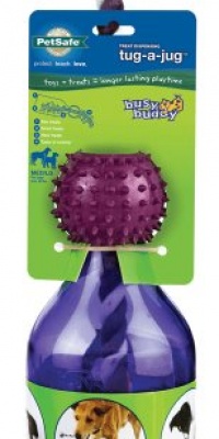 PetSafe Busy Buddy Tug-A-Jug Meal Dispensing Dog Toy, Medium/Large