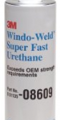 3M 08609 Window-Weld Super Fast Urethane Black Cartridge - 10.5 fl oz.