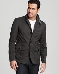 BOSS Black Clevez Nylon Zip Front Jacket