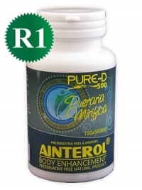 Pueraria Mirifica 500mg Pure-D R1 Capsules 100% New Stronger Strain - Grown in Thailand