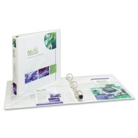 Avery Extra-Wide Ezd Reference View Binder, 1 Inch Rings, White, 1 Binder (01318)