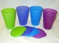 Tupperware 11 Oz Impression Tumblers in Mixed Colors