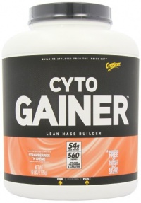 CytoSport Cyto Gainer Protein Drink Mix, Strawberries and Creme, 6 Pound