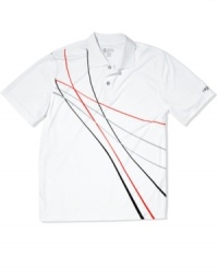 Got game? Step up your on-the-green look with this performance polo from Izod.